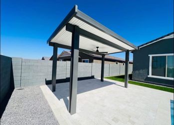 Pergola and patio