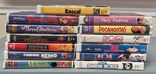 Disney VHS Tapes just $3 each