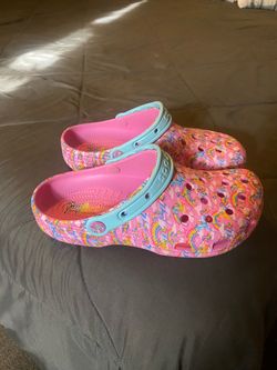 Lisa frank crocs size M7/W9