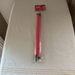 New Susan Bates Knitting Needles sz 17 - Pink with Black Tips 