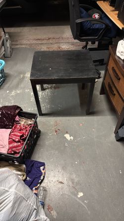 Wood Side Table 