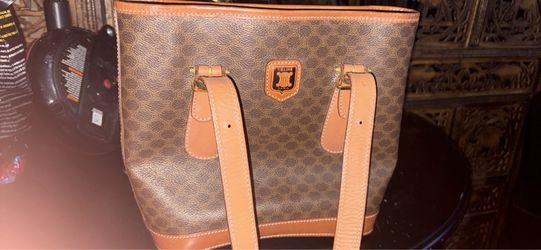 Celine Paris Macadam Bucket Tote Bag