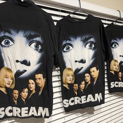 SCREAM Ripple Junction (New)  All Over Print Bowling Style Tee PacSun Exclusive