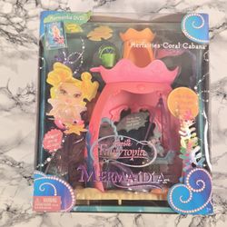 NEW - SEALED - Barbie Fairytopia Mermaidia Merfairies Coral Cabana Playset 2005