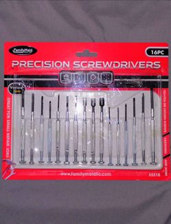 New 16-Piece Precision Screwdriver Set