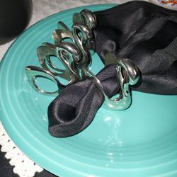 Set Of 4 Swan Napkin Holders