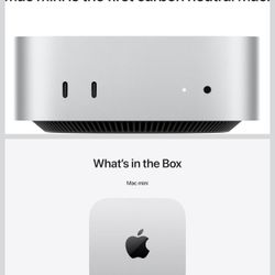 Apple 2024 Mac mini Desktop Computer with M4 chip with 10‑core CPU and GPU: Built for Apple Intelligence, 16GB Unified Memory, 512GB SSD Storage, Giga