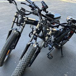 2 New Engwe X26 Dual Battery E-Bikes