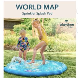 Playtime by Magifire Sprinkler Splash Pad, Splash Pads for Toddlers 1-3, 59 Inches in Diameter, Baby Splash Pad