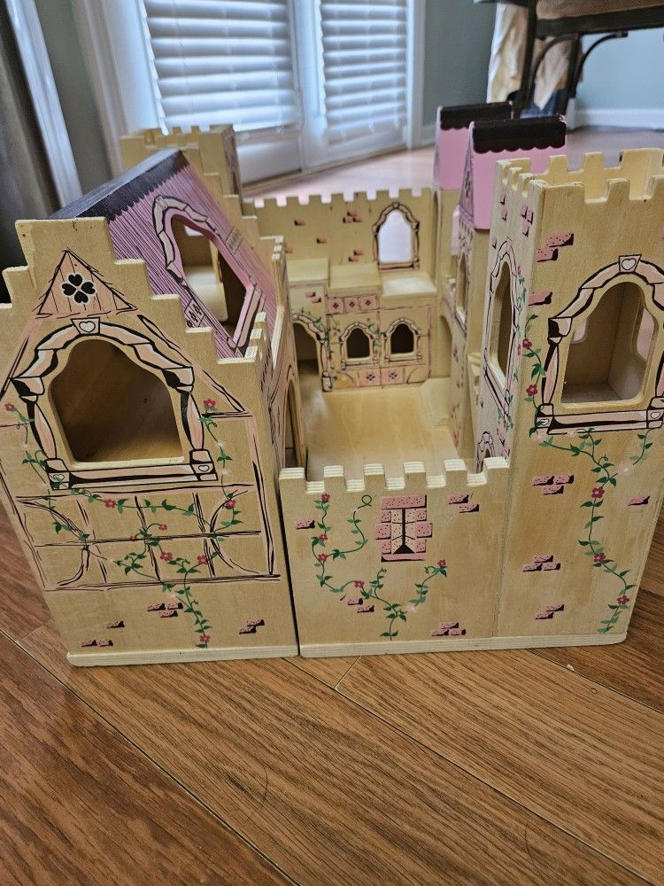 Melissa And Doug Wooden Princess Castle