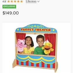 Lakeshore Wood Puppet Stage