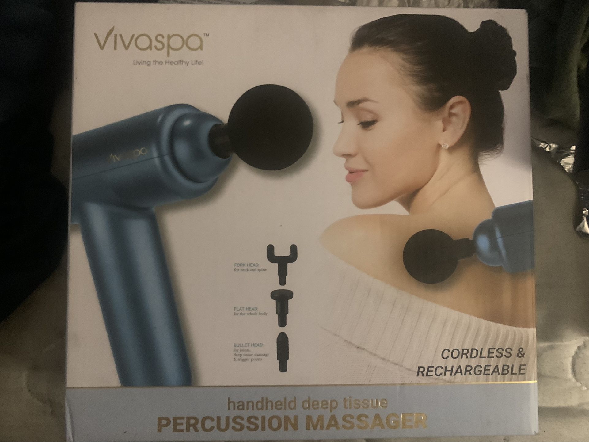 Vivaspa Handheld Deep Tissue Percussion Massager