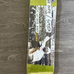 SUPER RARE Supreme AntiHero SLAYER Pope Skateboard Deck Double Sided Graphic