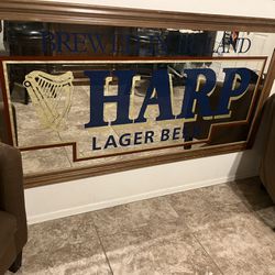 RARE HARP bar Mirror