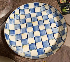 Mackenzie childs Royal Check Abundance bowl