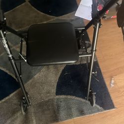 Walker With Storage And Seat