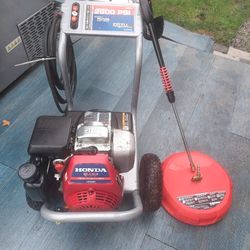 Honda Pressure Washer 2600 PSI, 5.0 Hp. 