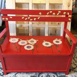 Childs Bench With Storage