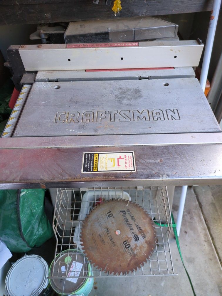 Craftsman Table Saw