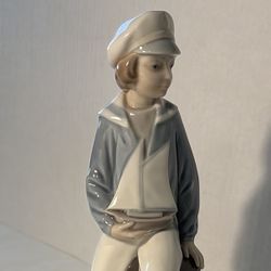 Lladro Sailor Boy With Yacht
