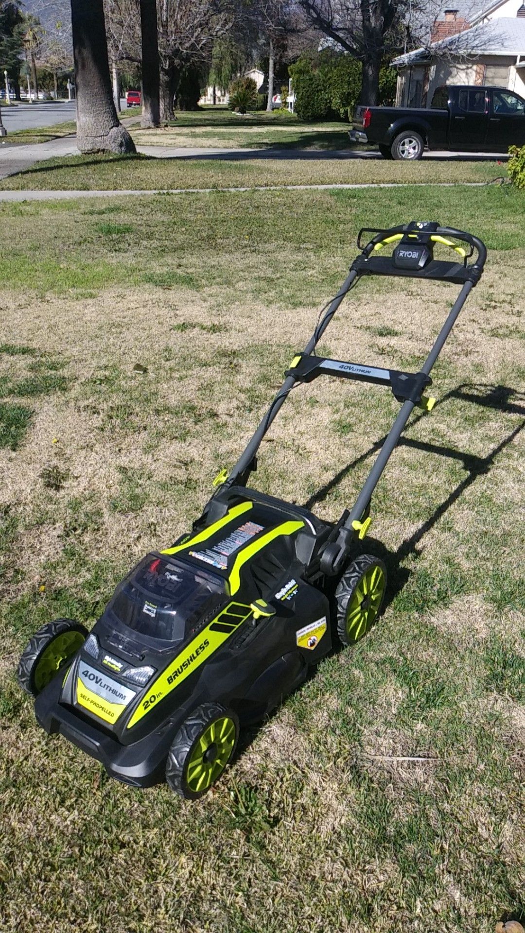 Ryobi brand new 40 volt lithium selfpropelled lawn mower for Sale in