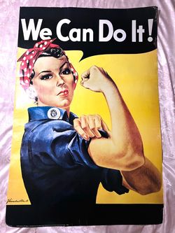 Rosie the Riveter "We Can Do It!" Poster