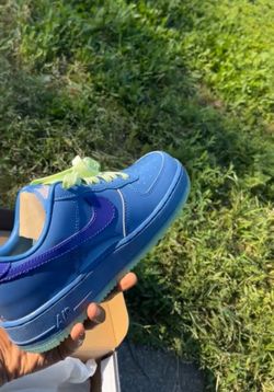 Nike Air Force (Patent Leather Mystic Navy Grape Ice)