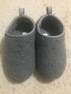 Pawz Kids Cozy Slippers Sz 11/12  - Gray