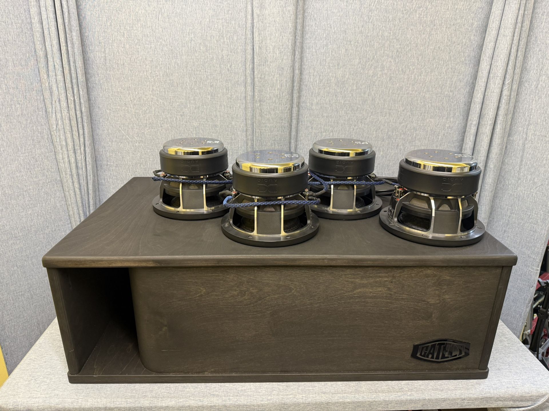 Gately Audio Subwoofer Enclosure W 4 DC Audio 8" M3 Subwoofers