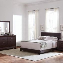 New Bedroom Set 4 PCs King Or Queen 