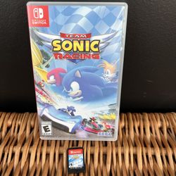 Team Sonic Racing Nintendo Switch 2019 Cartridge & Case Tested Video Game
