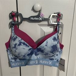 Brand New Hurley 2 Pack Bras 34C