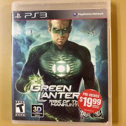 (PS3) Green Lantern Rise Of The Man hunters 