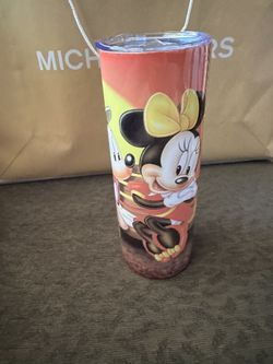 Mickey and Minnie Mouse Stainless Steel Cup