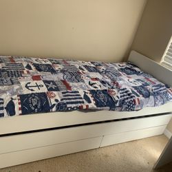 Kids Twin Bed With Trundle