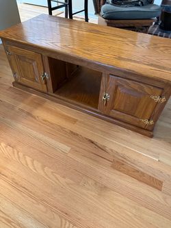 Solid Oak coffee table