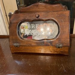American Bread wooden box Amish Style 