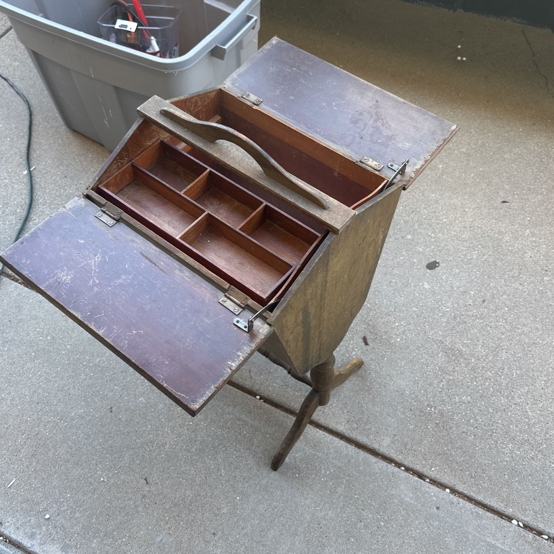 Danzinger Furniture Sewing Antique Box