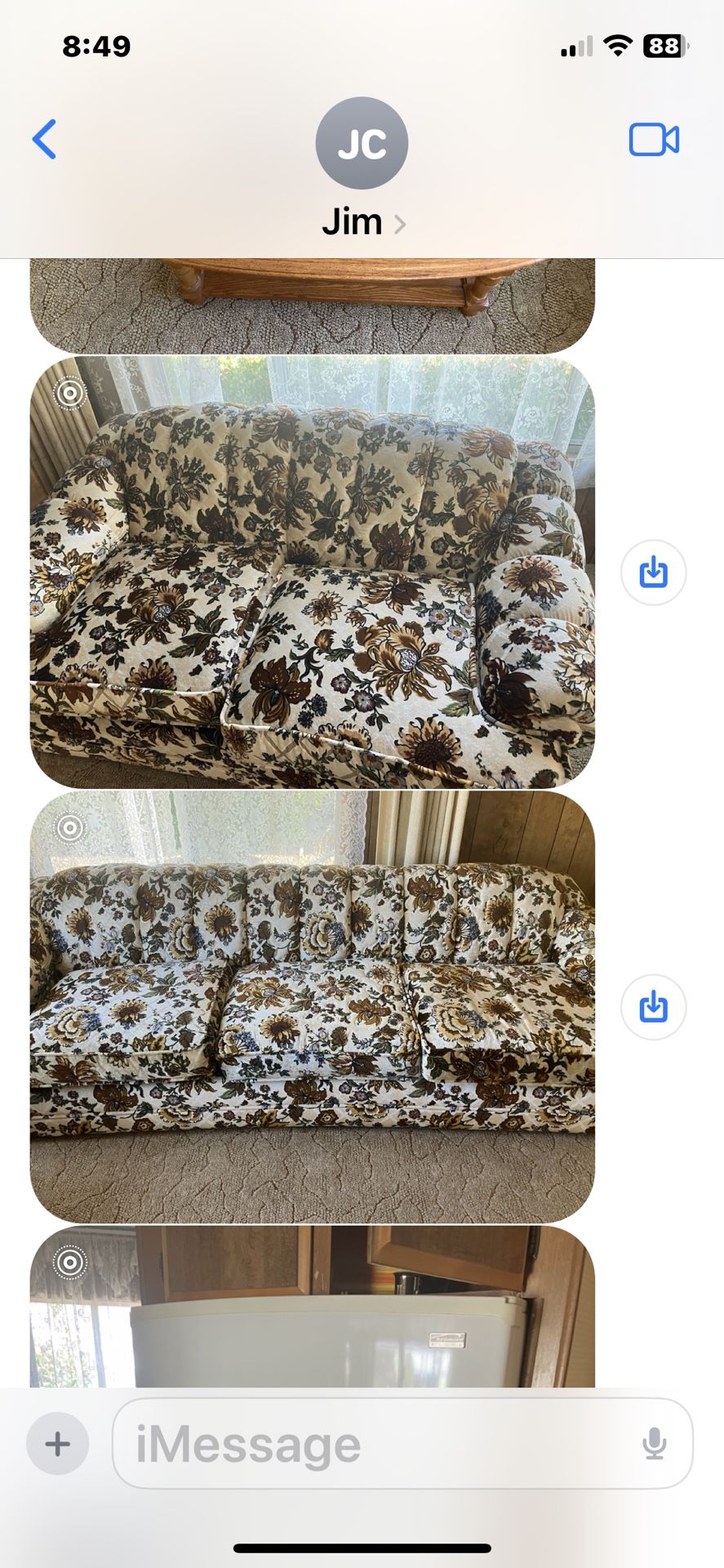 Sofa and love seat