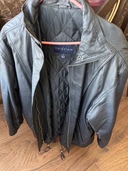 Leather Medium to Large size winter jacket