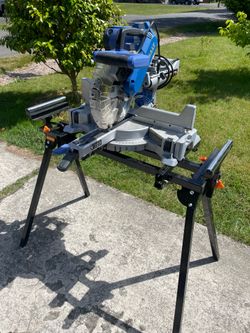 KOBALT 10-IN COMPACT SLIDING DUAL-BEVEL MITER SAW