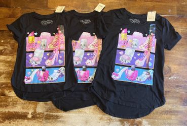 NEW Shopkins Girls Graphic T-Shirts – Sizes 4/5, 6/6X & 7/8