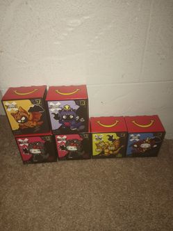 McDonald's Hello kitty Godzilla toys