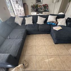Sectional For Sale. Very Comfortable But Too Big