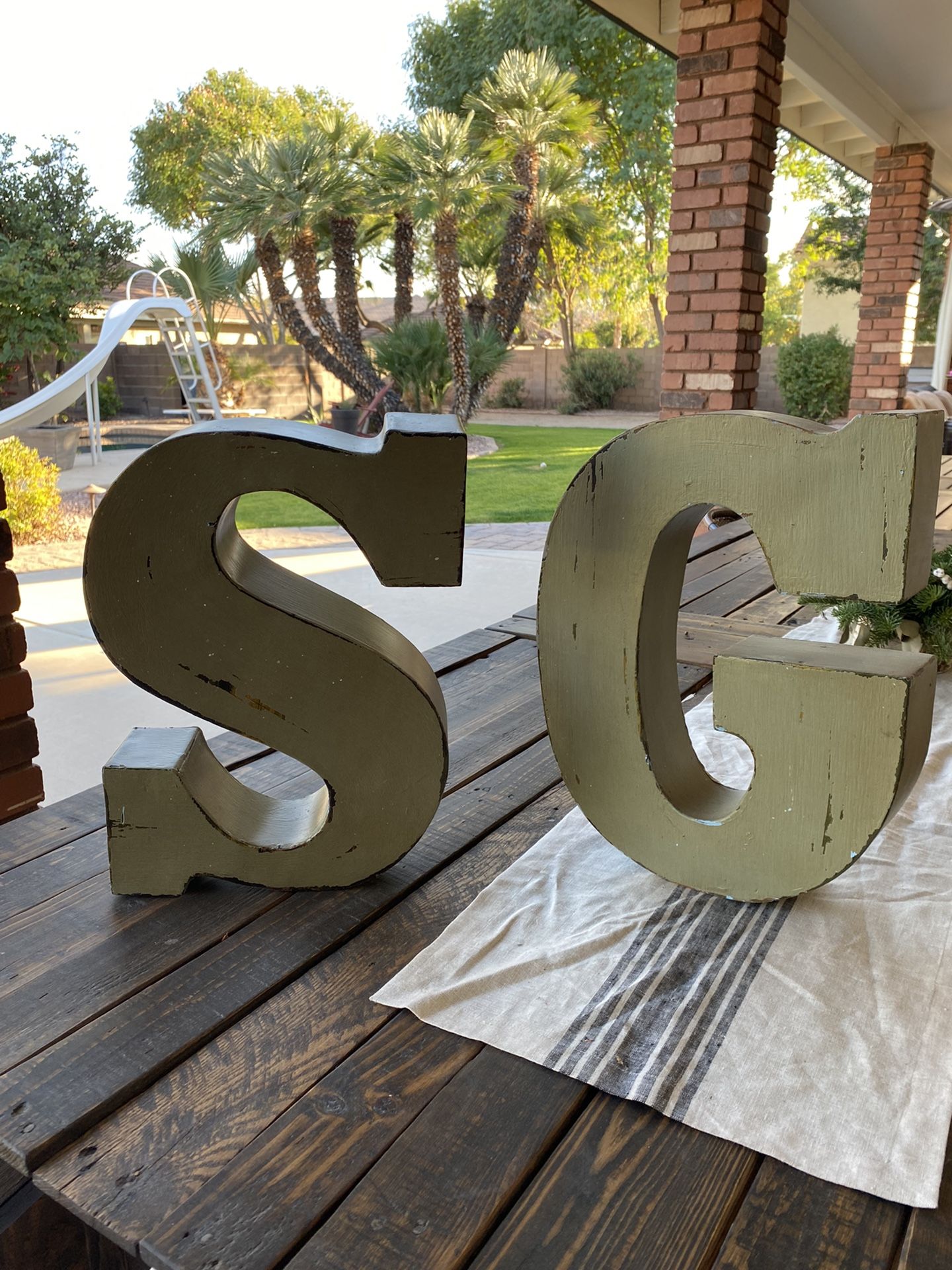 Large Metal Letters