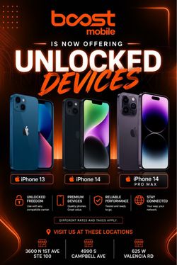 Unlocked iPhones and others!