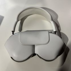 AirPods Max Silver With White Headband 