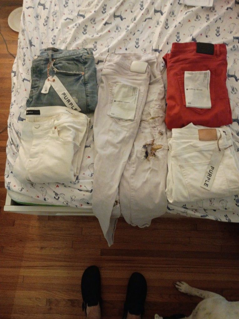 Men's Purple Brand Jeans Bundle (x5 Pairs)
