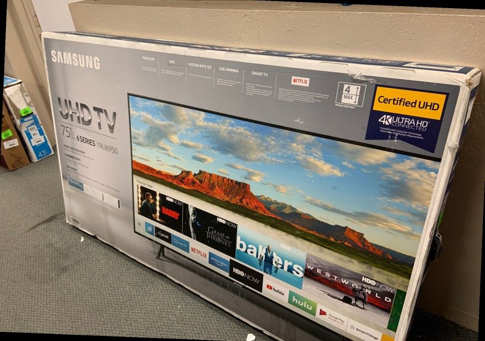 NEW SAMSUNG 75 inch TV  Liquidation sale today 🔥