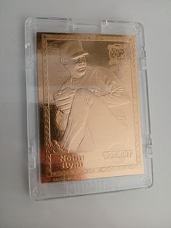 Nolan Ryan 22kt Gold Card #3 1993